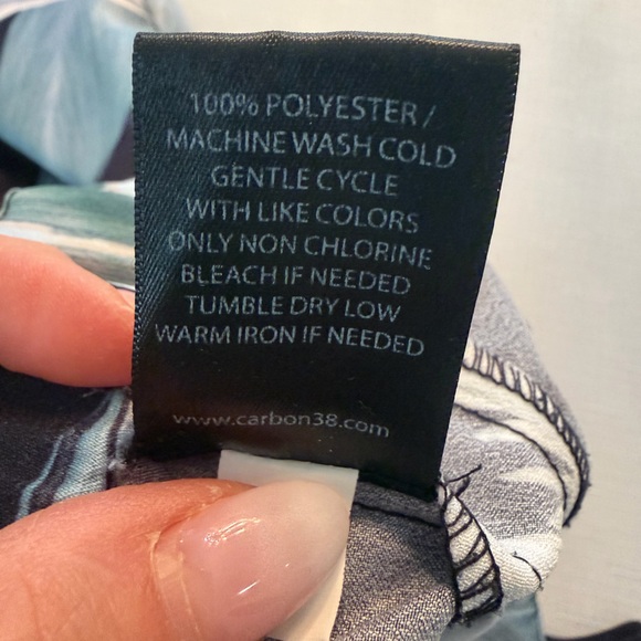 Carbon 38 Silky Wide Leg Floral Women's Size Small - Picture 7 of 10